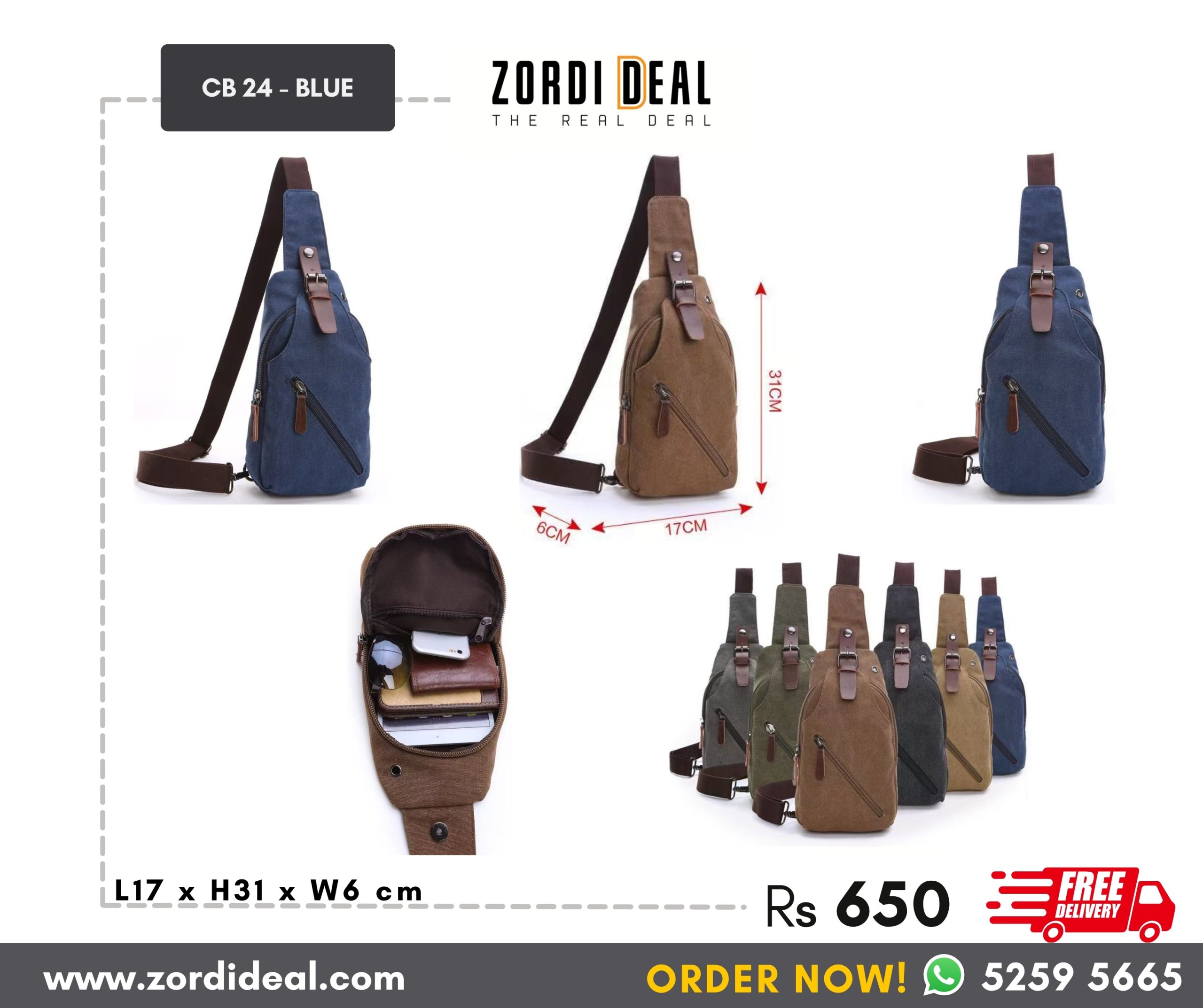 Sling & Waist bags – Model CB 24