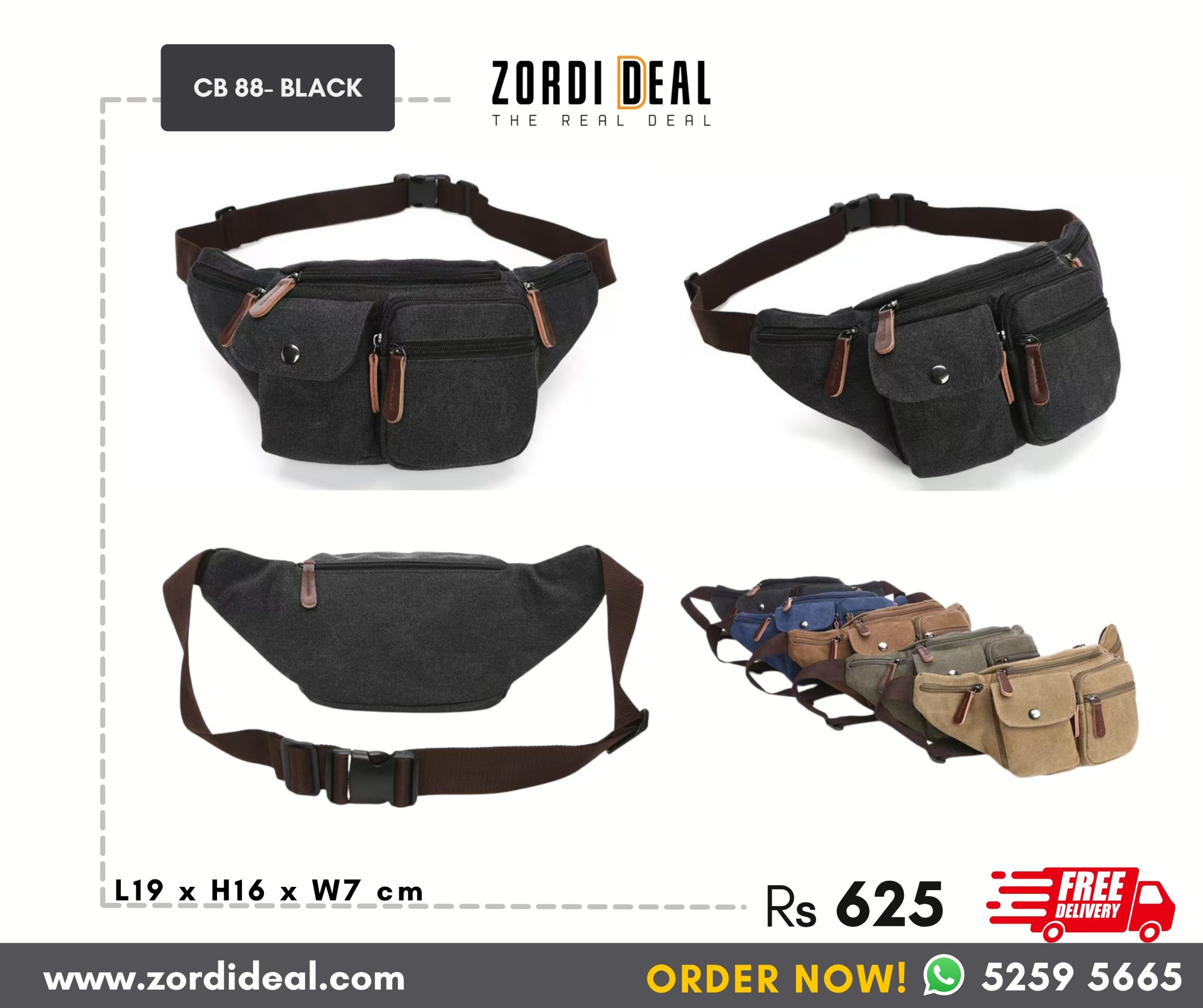 Sling & Waist bags – Model CB 88
